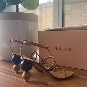 Cult Gaia Eden Heel - Cognac